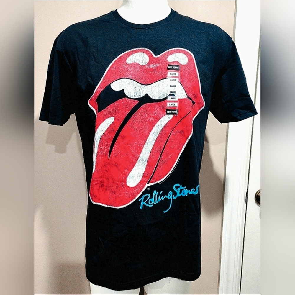 NWT Hot Topic The Rolling Stones '89 Tongue T-Shirt Size Men's Large
